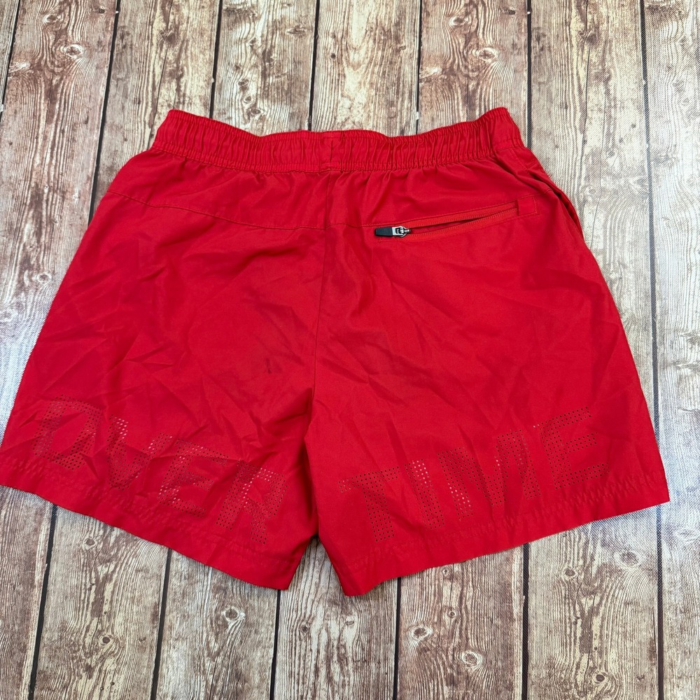 Overtime City Reapers Athletic Shorts Mens Small Red Basketball Graphic - Picture 3 of 11